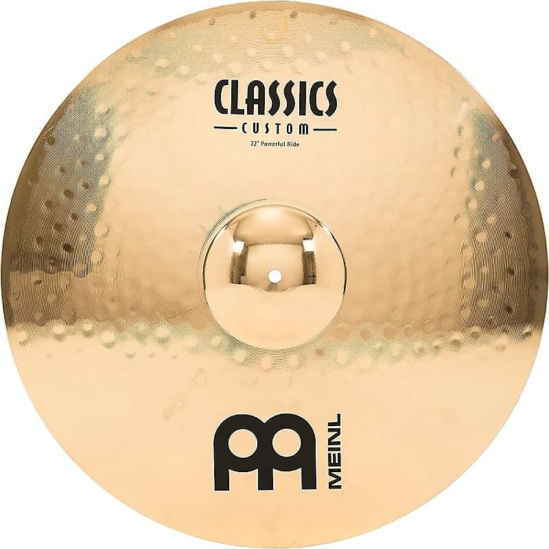 Potente platillo ride Meinl Classics Custom Brilliant CC22PR-B de 22"